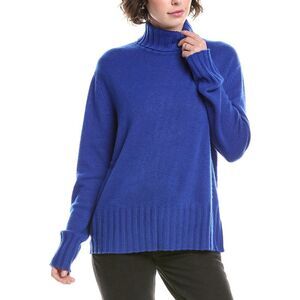 &Isla Womens  Mavis Turtleneck Sweater, Blue